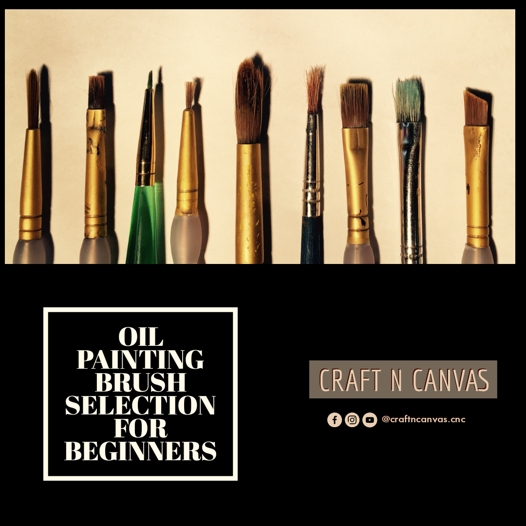 Oil painting Brushes Selection for Beginners - Craft n Canvas